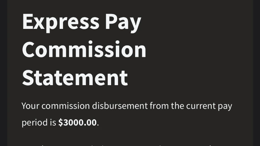 Prèv peman $3,000.00